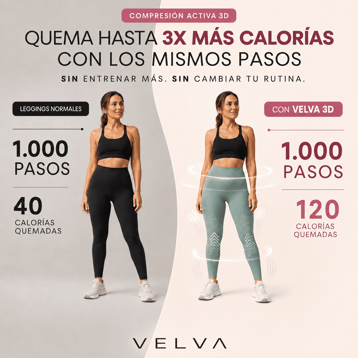 Leggings VELVA – Reafirma tu silueta y alisa tu piel sin esfuerzo